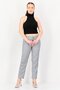 Women Cigarette Fit Diamond Pattern Dress Pants, Multicolor - 4
