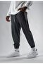 Unisex Jacquard Plaid Patterned Jogger Pants - 3