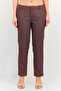 Women Cigarette Fit Textured Stretchable Pants, Multicolor