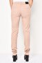 Women Slim Fit Solid Chino Pants, Nude - 4