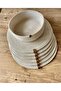 Natural Wicker 6 Plates 1 Basket Set – Tableware & Decor Set
