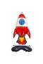 Standing Space Rocket Foil Balloon