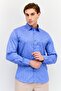 Men Regular Fit Allover Print Long Sleeve Casual Shirt, Blue