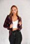 Leather Jacket with Zipper Belt Detail - 2