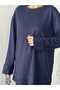 Lace Detailed Oversize Wide Leg Modal Fabric Tracksuit Set - 2