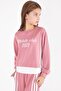 Pink Stripe Detailed Lettered Wide Leg Girls' Suit 22773 - 5