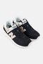Women WL574DK2 Brand Logo Lace Up Outdoor Shoes, Black - 2