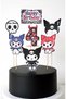 Kuromi Cake Topper - 4 Year Old Kuromi Cake Decorations - Kuromi Birthday - Kuromi Mockup Cake Topper