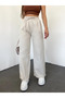 Women's Elastic Waist Palazzo Pants - 4