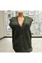 Houndstooth Knitted Dowry Vest with Daily Pockets Knitwear Mother's Vest - 2