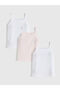 Shining Store's Glittering Choices Square Roba Collar Rope Strap Girls' Undershirt 3-Piece