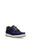 152-19601 Men's Genuine Leather Casual Shoes Navy Blue - 2