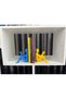 Yellow Navy Blue Fan Book Holder Set of 2 Reading Figure Book Support-Fan Concept - 7