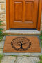 Round Tree Painting Welcome Welcome Door Mat 45x70cm