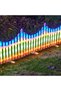 Gard decorativ cu LED-uri, interconectabil, 2,8 m, multicolor
