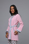 Women's Polka Dot Pajama Set with Robe, 3-Piece Set - 2