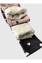 Girl's Heart-Patterned Black-Camel Color Fleece-Lined Thermal Winter 2-Piece Leggings Set 4-10 Years - 3