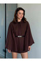 Women's Winter Cashmere Poncho - 3