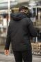 Winter Waterproof and Windproof Detachable Hooded Men's Coat - 4
