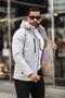 Winter Waterproof and Windproof Detachable Hooded Men's Coat - 3