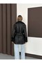 Short Fur Leather Trench - 4