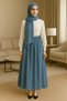 Medina Silk Hijab Skirt, Long Flared Skirt, Flowy Egyptian Silk Flared Skirt, Hijab Modest Clothing