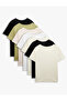 Cotton 7-Pack Short-Sleeve Women's V-Neck T-Shirt Set - 4
