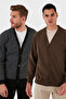 Cotton Regular Fit Buttoned V-Neck 2-Pack Cardigan Men's Cardigan 456205S2
