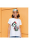 Palestine Solidarity T-Shirt Flag Printed T-Shirt Children Adult Unisex White T-Shirt - 2