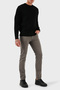 Stretch Cotton Slim Fit Regular Waist Narrow Leg Jeans Men's Denim Pants Xm000070 Af18826 - 2