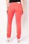 Women Slim Fit Solid Chino Pants, Red - 4