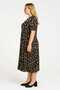 Women's Plus Size Colorful, Polka Dot Pattern, Crew Neck Viscose Dress 65N39156 - 3