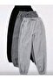 3 Pieces of Sweatpants with Elasticated Cuffs, Ribbed Winter Mix - 2