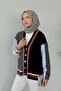 سترة تريكو من إستر باللون الأسود - 3