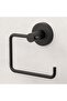 Capless Toilet Paper Holder with Screws Black Stainless Metal Wall Mounted Toilet Roll Holder Bathroom Accessory - 6