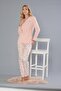 Women's Cotton Cute Pattern Long Sleeve Winter Pajamas Set 09-276 - 2