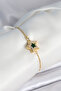 Star Model Elevator Gold Color Women's Bracelet Tj-Bb8013