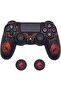 غطاء حماية سيليكوني مانع للانزلاق لوحدة تحكم DualShock 4 لجهاز سوني بلاي ستيشن 4 وبلاي ستيشن 4 سليم برو