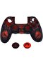 غطاء حماية سيليكوني مانع للانزلاق لوحدة تحكم DualShock 4 لجهاز سوني بلاي ستيشن 4 وبلاي ستيشن 4 سليم برو - 6