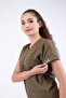 Unisex Stretch Fabric Nurse Doctor Scrubs Set Breathable Fabric Scrubs Hospital Uniform Khaki - 7