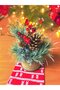 Kokina New Year's Flower, Artificial Pine Cone Cherry Cluster, Decorative New Year Ornament, 13 cm - 1 Piece - 5