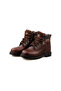 Tennessee Dark Brown Crazy Leather Children's Casual Boots 015F101088 Brown - 3