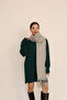 Women's Gray Soft Textured Tasseled Knitted Scarf Shawl Shoulder Shawl - 3