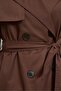 Mora Short Trench Coat Brown - 5