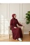 Zippered Cuffed Bust-Length Robe Dress - 4