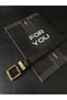 Square Antique Buckle Bridged Women's Belt, Trouser Belt, Coat Belt, Dress Belt - 3