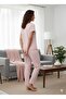 Women's Buttoned Pajamas Set - 4