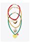 قلادة Zra Model Ipli Charm للسيدات متعددة الألوان - 2