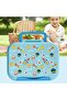 Kids Bento Lunch Box – Leak-Proof 3-Compartment Snack Container with Removable Dividers, BP - 8