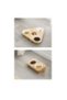 Wooden Pet Feeder Table With 3 Bowls, Raised Cat Inclined Food And Water Bowl For Neck Protection (T - 5